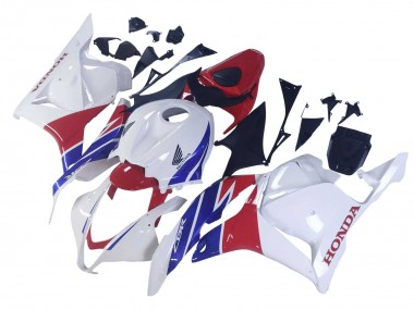 Affordable 2009-2012 Honda CBR600RR Motorcycle Fairings - White Red Blue