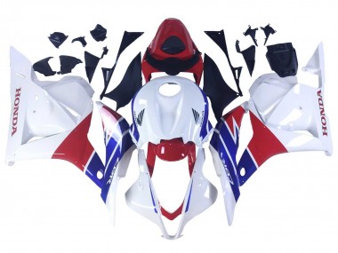 Affordable 2009-2012 Honda CBR600RR Motorcycle Fairings - White Red Blue
