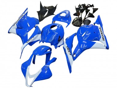 Affordable 2009-2012 Honda CBR600RR Motorcycle Fairings - Blue White