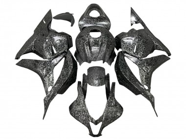 Affordable 2009-2012 Honda CBR600RR Motorcycle Fairings - Black Forged Carbon Fiber