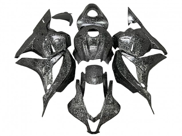 2009-2012 Honda CBR600RR Motorcycle Fairings - Black Forged Carbon Fiber