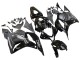 2009-2012 Honda CBR600RR Motorcycle Fairings - Glossy Black Matte Black