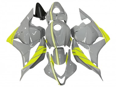 Affordable 2009-2012 Honda CBR600RR Motorcycle Fairing Kits - Nardo Grey Yellow