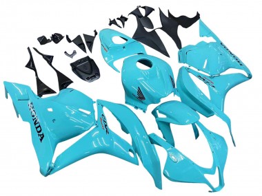 Affordable 2009-2012 Honda CBR600RR Motorcycle Fairings - Light Blue Racing