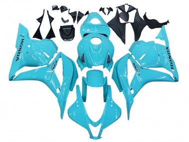 Affordable 2009-2012 Honda CBR600RR Motorcycle Fairings - Light Blue Racing