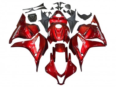 Affordable 2009-2012 Honda CBR600RR Motorcycle Fairings - Red Racing