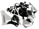 2013-2023 Honda CBR600RR Motorcycle Fairing Kits - White Glossy Black