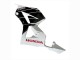 2013-2023 Honda CBR600RR Motorcycle Fairing Kits - White Glossy Black