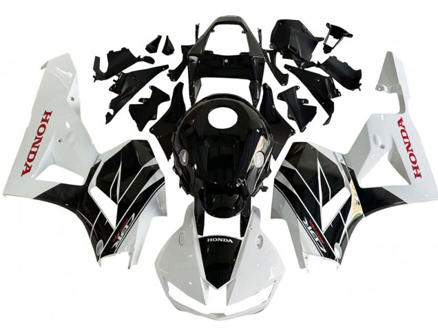 2013-2023 Honda CBR600RR Motorcycle Fairing Kits - White Glossy Black