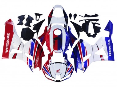 Affordable 2013-2023 Honda CBR600RR Motorcycle Fairing - White Red Blue