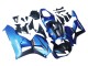 2013-2023 Honda CBR600RR Motorcycle Fairings - Blue Matte Black Racing