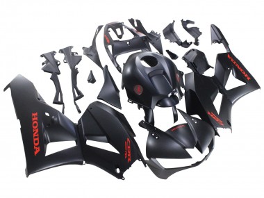 Affordable 2013-2023 Honda CBR600RR Motorcycle Fairings - Matte Black Red Decals