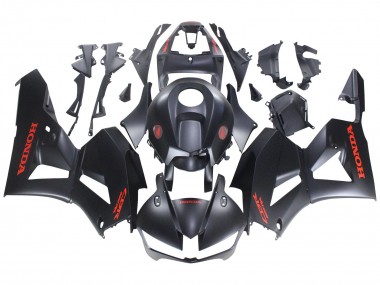 Affordable 2013-2023 Honda CBR600RR Motorcycle Fairings - Matte Black Red Decals