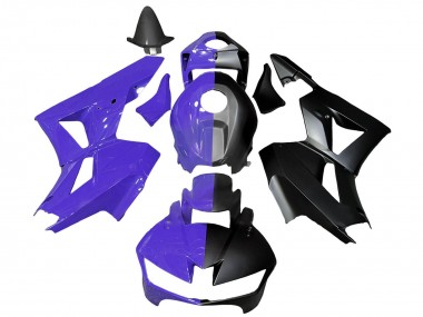 Affordable 2013-2026 Honda CBR600RR Motorcycle Fairings - Purple Matte Black Split