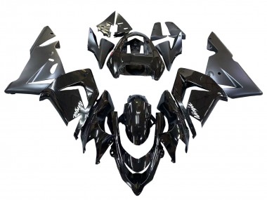 Affordable 2004-2005 Kawasaki ZX10R Motorcycle Fairings - Glossy Matte Black Ninja