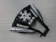 2011-2015 Kawasaki ZX10R Motorcycle Fairings - Glossy Black White Elf Snow Decal