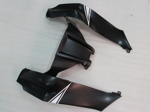 2011-2015 Kawasaki ZX10R Motorcycle Fairings - Glossy Black White Elf Snow Decal