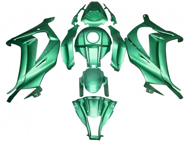 2011-2015 Kawasaki ZX10R Motorcycle Fairings - Light Green