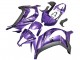 2011-2015 Kawasaki ZX10R Motorcycle Fairing - Purple Matte Black