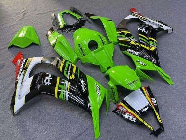 Affordable 2011-2015 Kawasaki ZX10R Motorcycle Fairings - Green Yellow White Black Red Pirelli