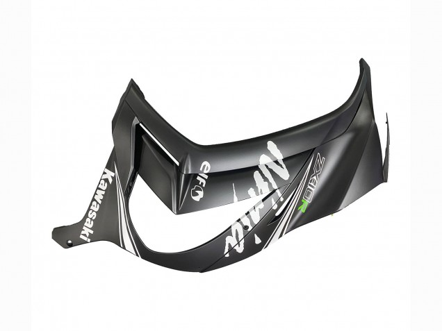2011-2015 Kawasaki ZX10R Motorcycle Fairings - Matte Black Green Elf