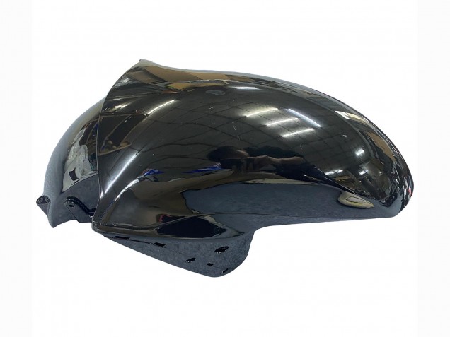 2006-2011 Kawasaki ZX14R ZZR1400 Motorcycle Fairing Kits - Glossy Black Red Flame