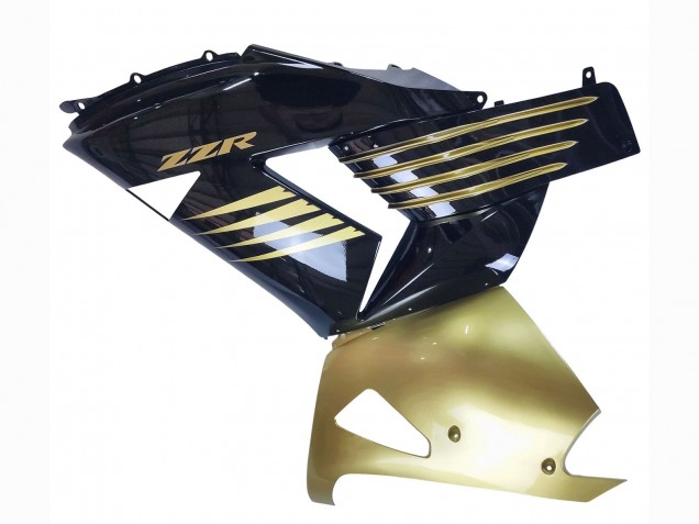 2006-2011 Kawasaki ZX14R ZZR1400 Motorcycle Fairings - Gold Black