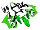 2000-2002 Kawasaki ZX6R Motorcycle Fairings - Green White Black