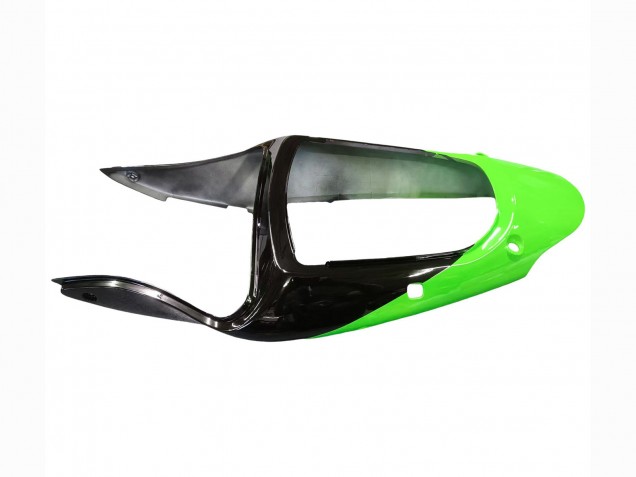 2000-2002 Kawasaki ZX6R Motorcycle Fairings - Green White Black