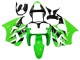 2000-2002 Kawasaki ZX6R Motorcycle Fairings - Green White Black