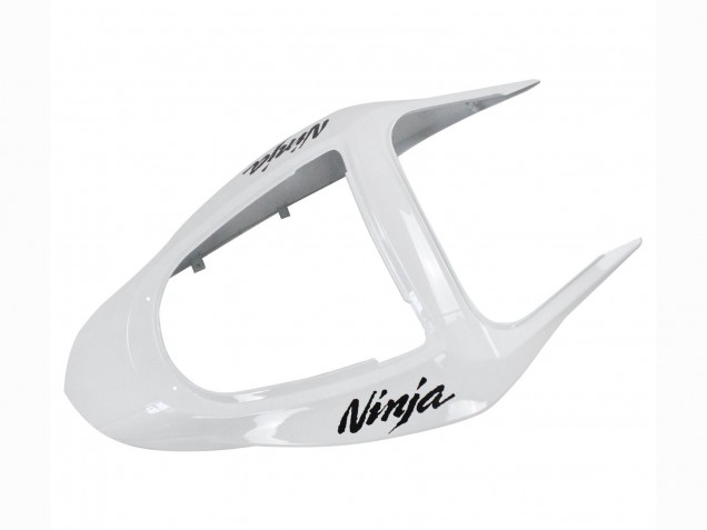 2003-2004 Kawasaki ZX6R Motorcycle Fairings - White Black Decals