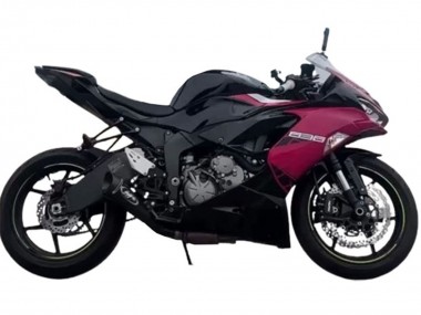 Affordable 2019-2022 Kawasaki ZX6R Motorcycle Fairings - Glossy Black Pink Ninja