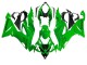 2019-2022 Kawasaki ZX6R Motorcycle Fairings - Green