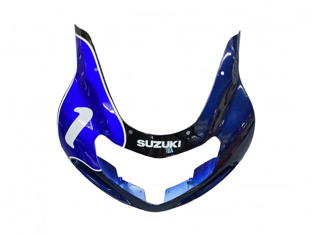 2000-2002 Suzuki GSXR1000 Motorcycle Fairings - Blue White Silver Castrol Dunlop