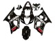 2003-2004 Suzuki GSXR 1000 Motorcycle Fairings - Glossy Black White Red Decals
