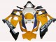 2003-2004 Suzuki GSXR 1000 Motorcycle Fairings - Yellow White Blue Black Corona