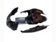 2007-2008 Suzuki GSXR 1000 Motorcycle Fairings - Black Red Flame