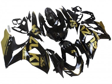 Affordable 2009-2016 Suzuki GSXR 1000 Motorcycle Fairings - Glossy Black Gold