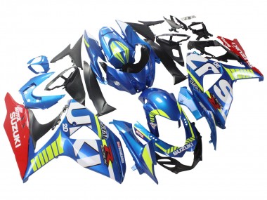 Affordable 2009-2016 Suzuki GSXR 1000 Motorcycle Fairings - Light Blue Green Red Motul