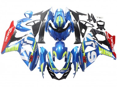 Affordable 2009-2016 Suzuki GSXR 1000 Motorcycle Fairings - Light Blue Green Red Motul