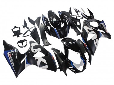 Affordable 2009-2016 Suzuki GSXR 1000 Motorcycle Fairings - Matte Black White Blue