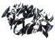 2009-2016 Suzuki GSXR 1000 Motorcycle Fairings - Matte Black White Blue