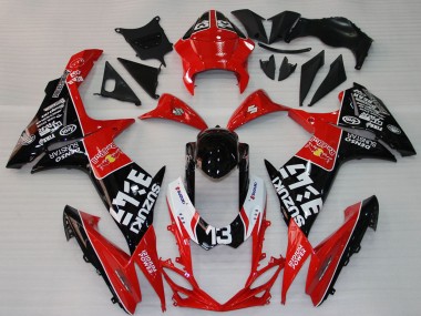Affordable 2009-2016 Suzuki GSXR 1000 Motorcycle Fairings - Red Black White 13