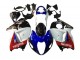 1996-2007 Suzuki GSXR 1300 Hayabusa Motorcycle Fairings - White Blue Red Makita Black