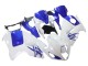1996-2007 Suzuki GSXR 1300 Hayabusa Motorcycle Fairings - White Blue Hayabusa