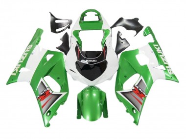Affordable 2001-2003 Suzuki GSXR 600 / GSXR 750 Motorcycle Fairings - White Green Silver Red Black