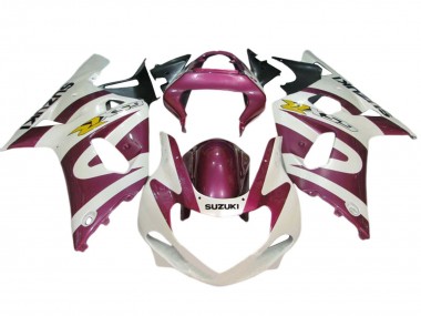 Affordable 2001-2003 Suzuki GSXR 600 / GSXR 750 Motorcycle Fairings - White Pink Yellow