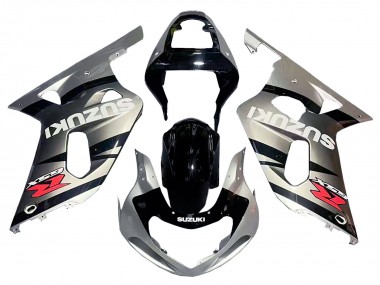 Affordable 2001-2003 Suzuki GSXR 600 / GSXR 750 Motorcycle Fairing - Silver Glossy Black Red