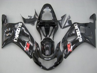 Affordable 2001-2003 Suzuki GSXR 600 / GSXR 750 Motorcycle Fairings - Glossy Black Red White