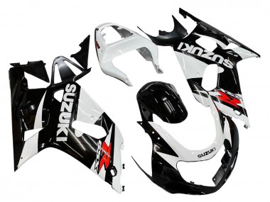 Affordable 2001-2003 Suzuki GSXR 600 / GSXR 750 Motorcycle Fairings - White Glossy Black Red